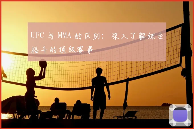 UFC 与 MMA 的区别：深入了解综合格斗的顶级赛事